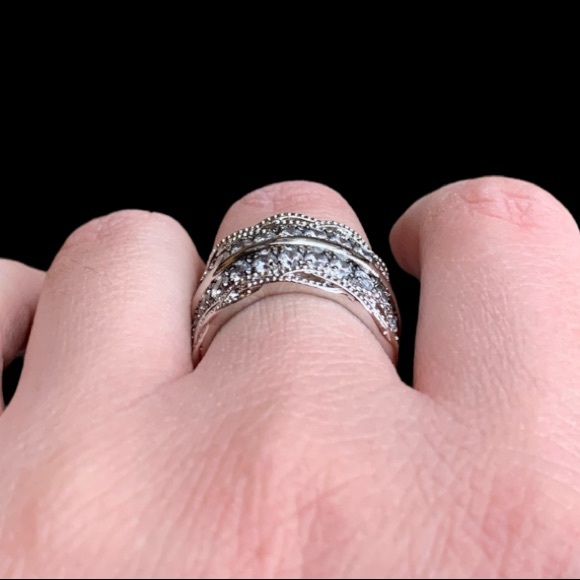 STERLING SILVER FASHION RING - Picture 6 of 11